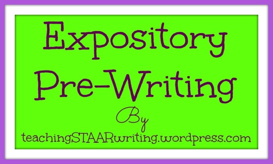 Expository Pre-Writing